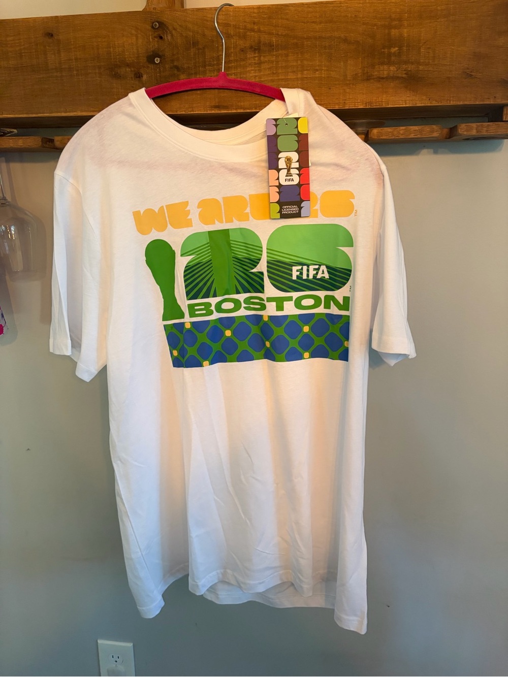 FIFA Boston White Graphic Tee